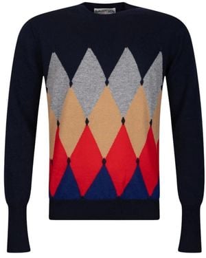 Ballantyne Rundhals-Pullover - Blau