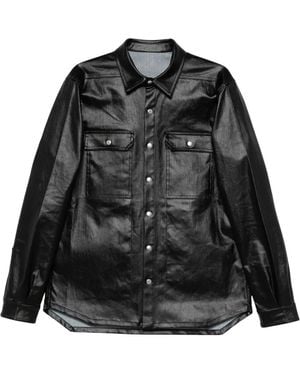 Rick Owens Denim Shirts - Negro