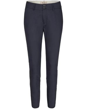 Mos Mosh Slim-Fit Broeken - Blauw