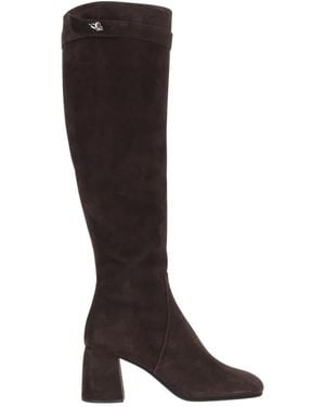 Poeve Heeled Boots - Brown