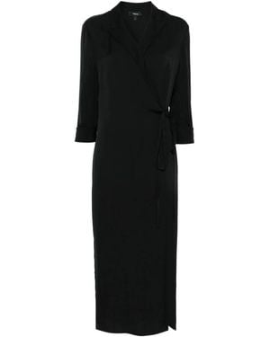 Theory Wrap Dresses - Black