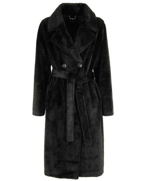 Seventy Jassen ,Zwart ,Leer Fur Trench