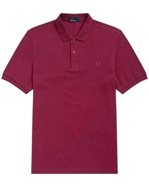 Fred Perry Polo Shirts - Red