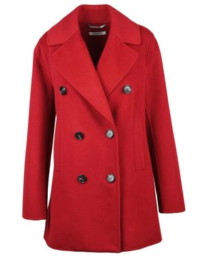 Max Mara Caban Jas - Rood