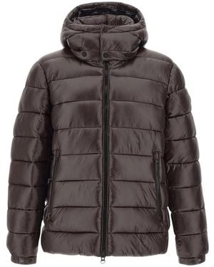 Save The Duck Jassen ,Bruin ,Nylon Florian Puffer Jas - Grijs