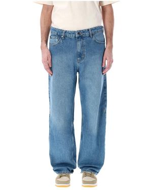 Daily Paper Straight Jeans - Bleu