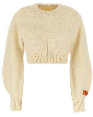 Heron Preston Round-Neck Knitwear - Neutro