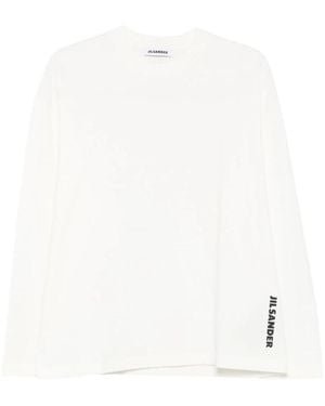 Jil Sander Long Sleeve Tops - Blanco