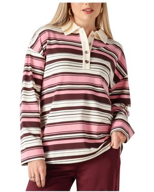 Studio Amaya Tops ,Roze ,Katoen Lucky Sweater - Rood