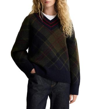 Barbour Truien & Vesten ,Groen ,Wol Shae Gebreide Trui - Zwart