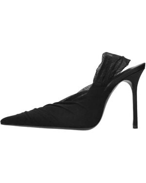 Gedebe Heeled Mules - Black