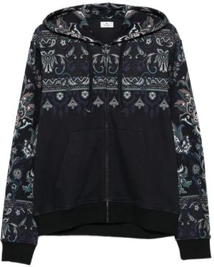 Etro Zip-Throughs - Negro
