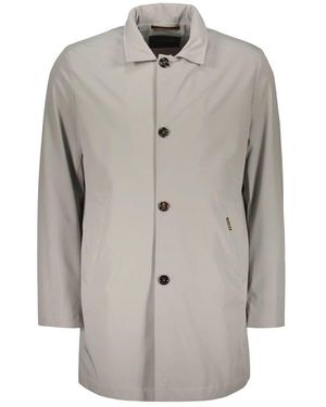 Moorer Wasserabweisende Techno Fabric Jacke Mit Rückenschlitz - Grau
