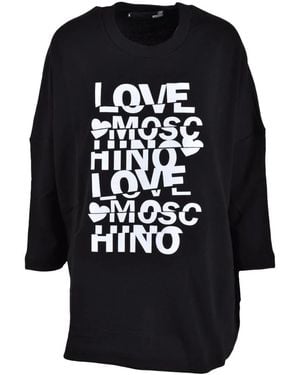 Love Moschino Round-Neck Knitwear - Zwart