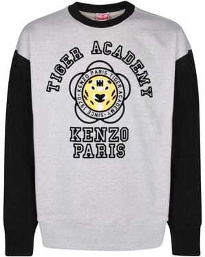 KENZO Grauer Rundhals-Sweatshirt Aw23