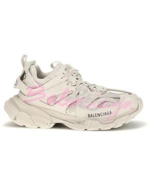 Balenciaga Athletische Polyester-Sneakers - Weiß