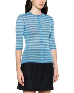 Paloma Wool Truien & Vesten ,Blauw ,Wol Balsam Aangesloten Vest