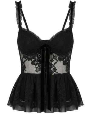Aniye By Sleeveless Tops - Black