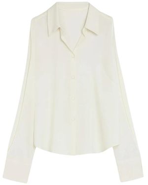 Liviana Conti Elegante Bluse Mit Cut-Out-Details - Weiß