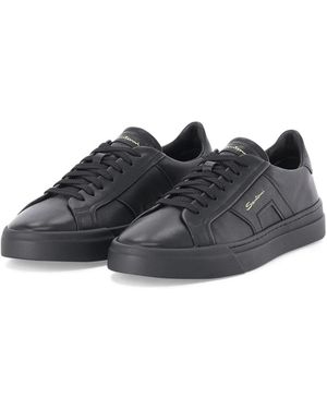 Santoni Trainers - Black