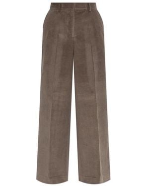 Officine Generale Wide Trousers - Brown