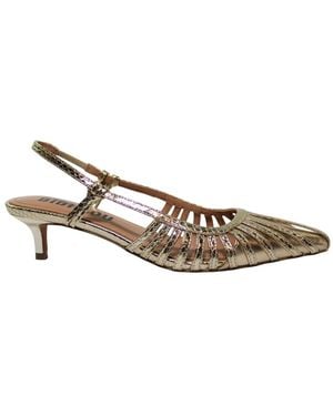 Bibi Lou Court Shoes - Metallic