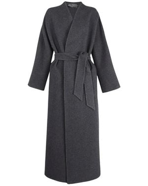 Cortana Single-Breasted Coats - Black