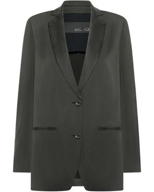Rrd Jassen ,Groen ,Leer Cupro Boyfriend Blazer