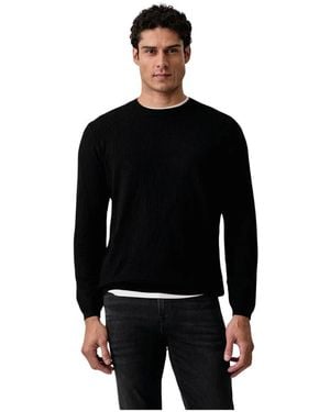 ARMANI EXCHANGE Round-Neck Knitwear - Nero