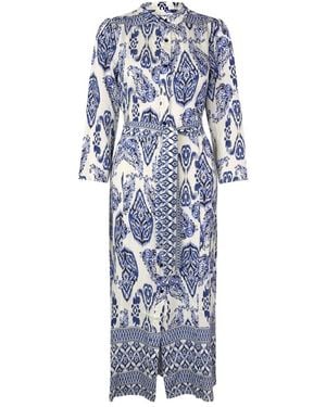 Lolly's Laundry Shirt Dresses - Blue