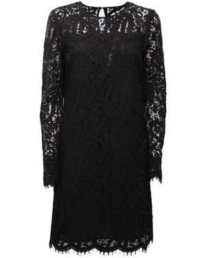 Michael Kors Scalloped Lace Dress - Black