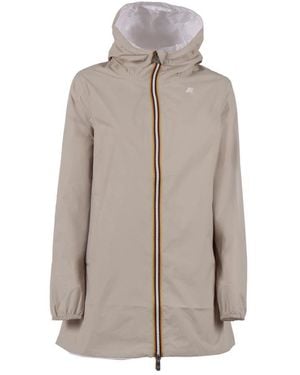 K-Way Rain Jackets - Brown