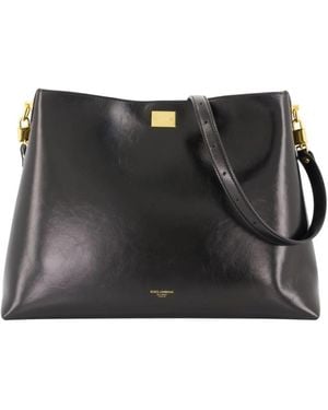 Dolce & Gabbana Vittoria Große Tasche - Schwarz