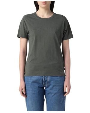 K-Way Grünes Crew Neck Tee - Schwarz