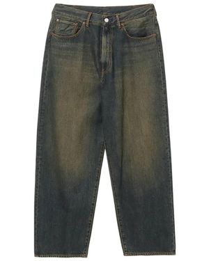 Beams Plus Loose-Fit Jeans - Verde