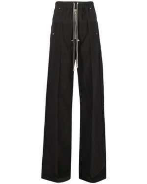 Rick Owens Broeken ,Zwart ,Katoen Wide Bela Pants