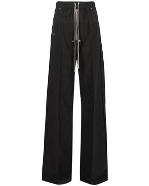 Rick Owens Wide Trousers - Black