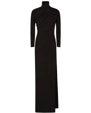 Courreges Kleedjes ,Zwart ,Twist Jersey Gown