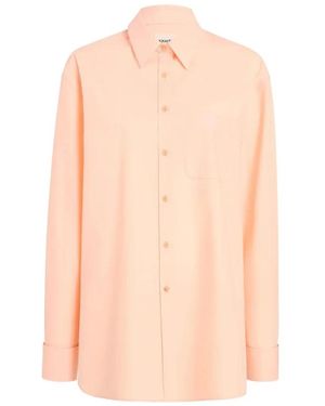 KHAITE Overhemden ,Roze ,Katoen Newton Shirt