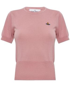 Vivienne Westwood Round-Neck Knitwear - Rosa