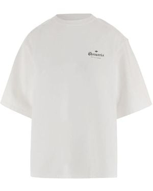 adidas Fitness ,Wit ,Katoen Willy Chavarria Katoenen T-Shirt Met Logo