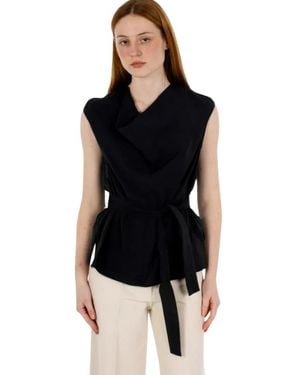 Alysi Tops ,Zwart ,Sleeveless Top