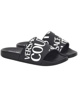 Versace Jeans Couture Sliders - Black