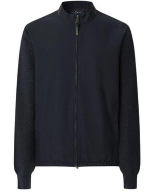 Hackett Zip-Throughs - Bleu