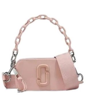 Marc Jacobs Patent Leather Snapshot - Roze
