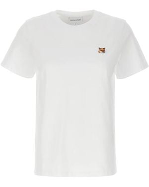 Maison Kitsuné Cotton Jersey T-Shirt - Wit