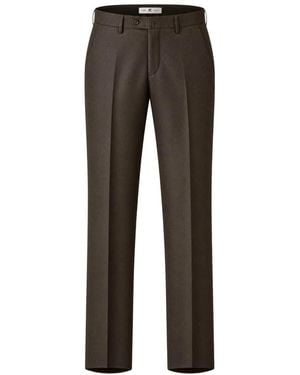 PT Torino Broeken ,Bruin ,Rechte Broek - Zwart