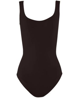 Wolford Tops ,Bruin ,Katoen Jamaika Bodysuit