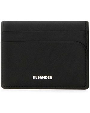Jil Sander Altra Piccola Pelletteria Portemonnee - Zwart