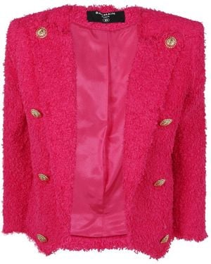 Balmain Tweed Jackets - Rosa